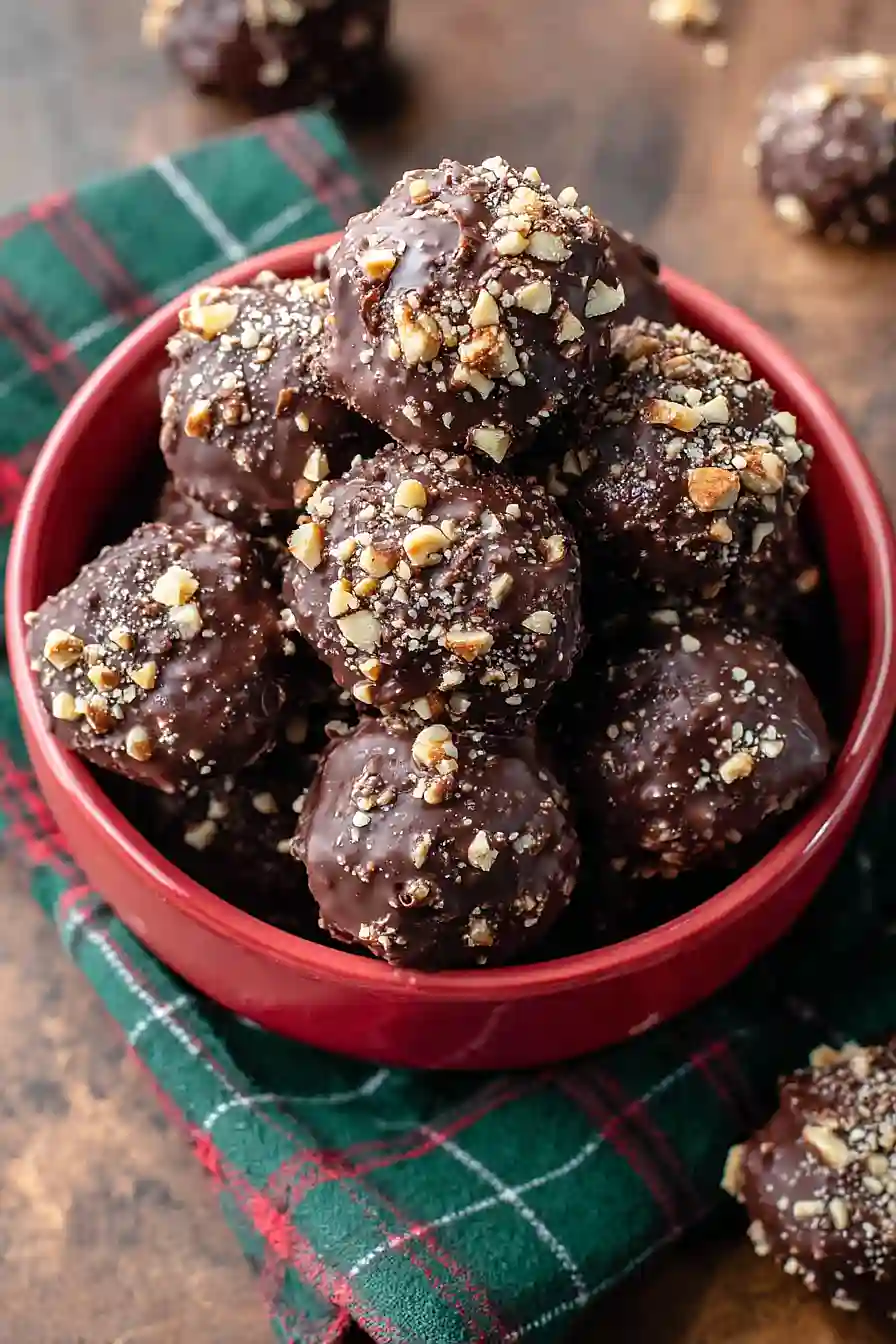 chocolate hazelnut truffles