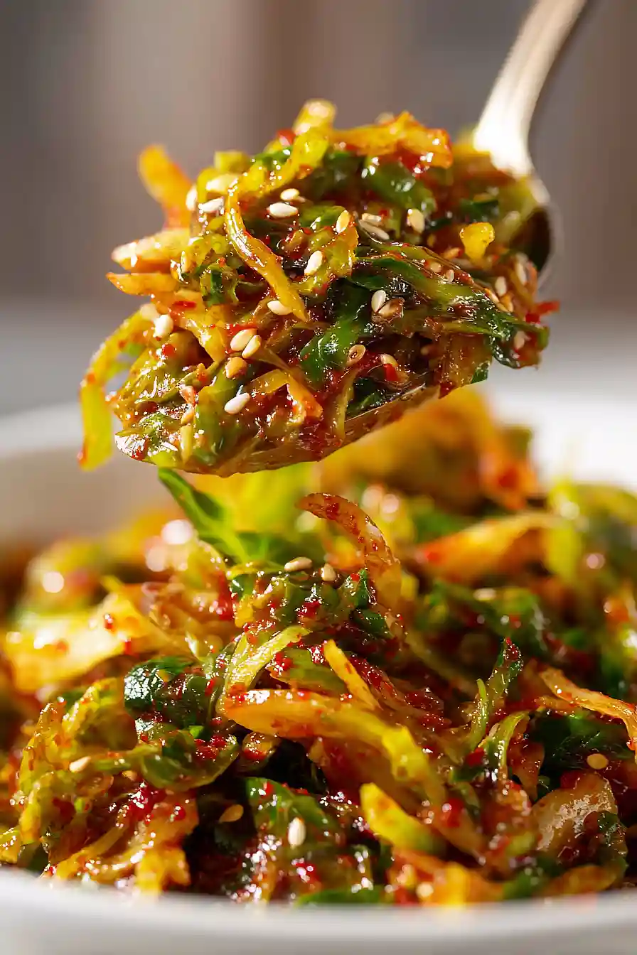 brussels sprouts kimchi