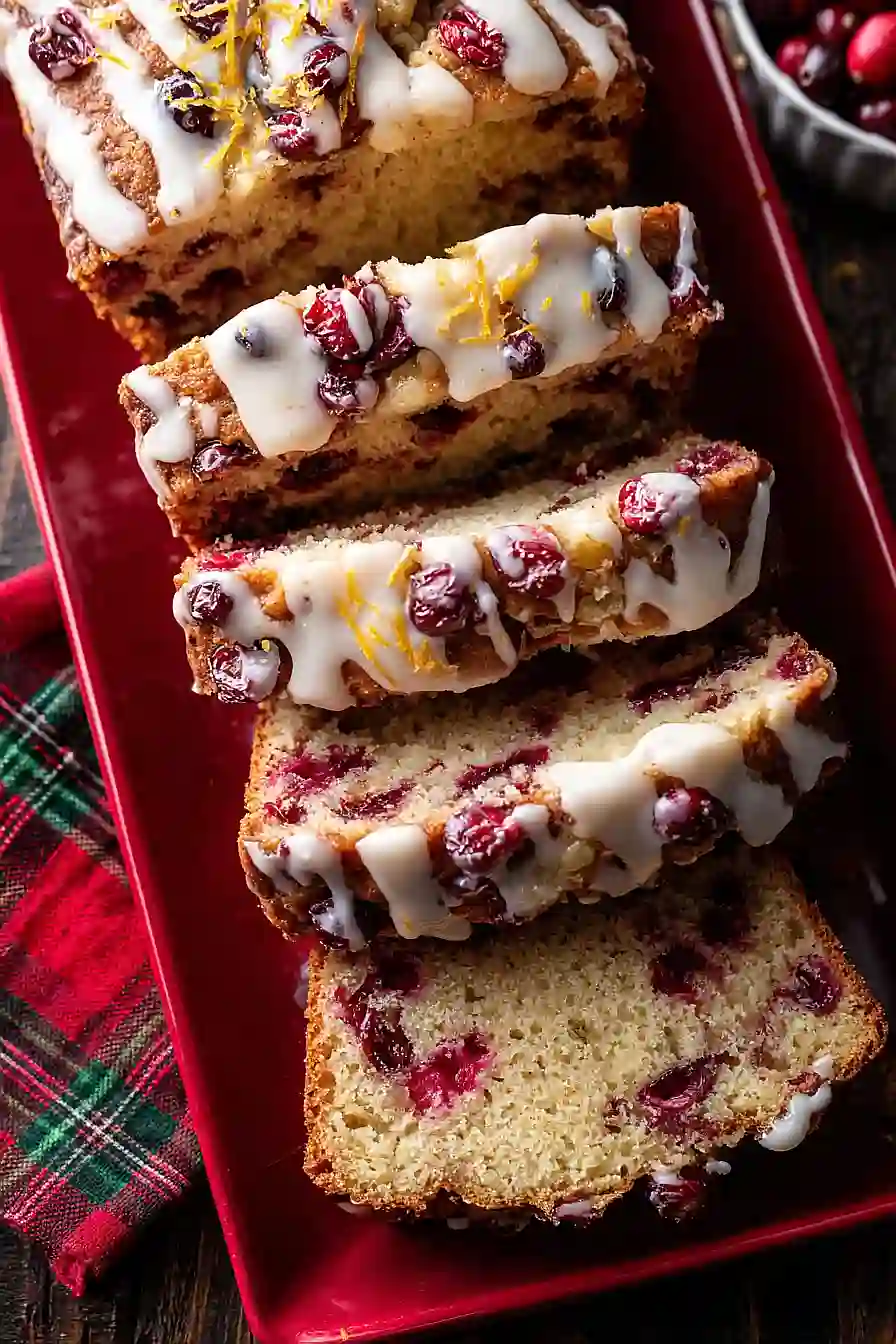 cranberry orange tea bread