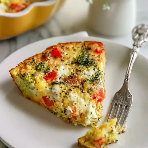 crustless veggie quiche
