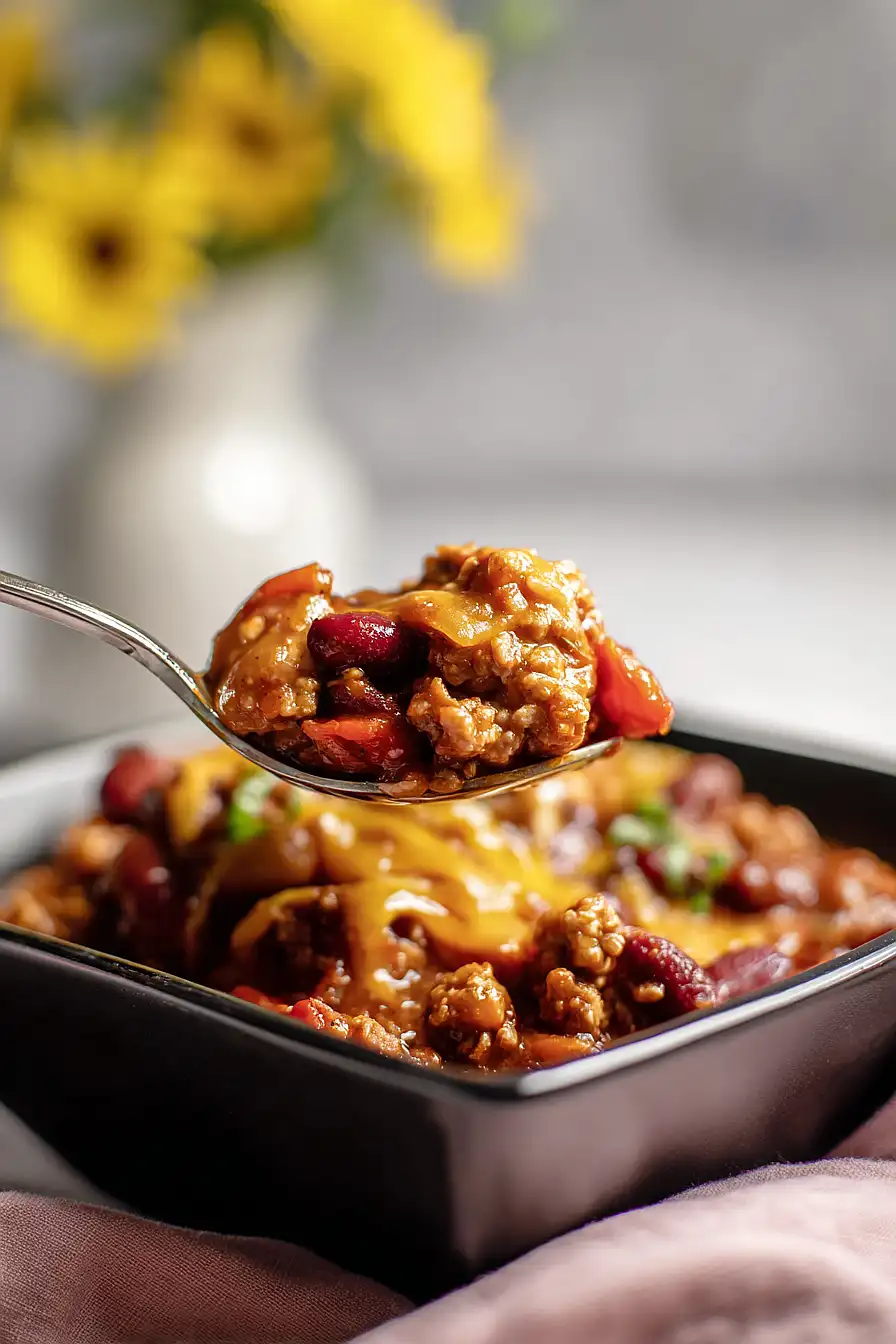 high protein turkey chili