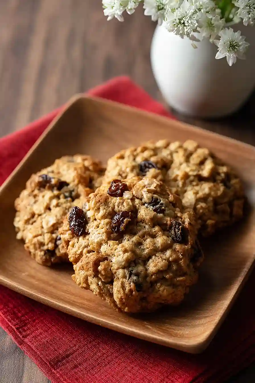small batch oatmeal raisin cookies