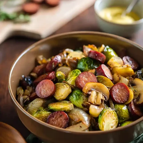 brussels sprouts with kielbasa