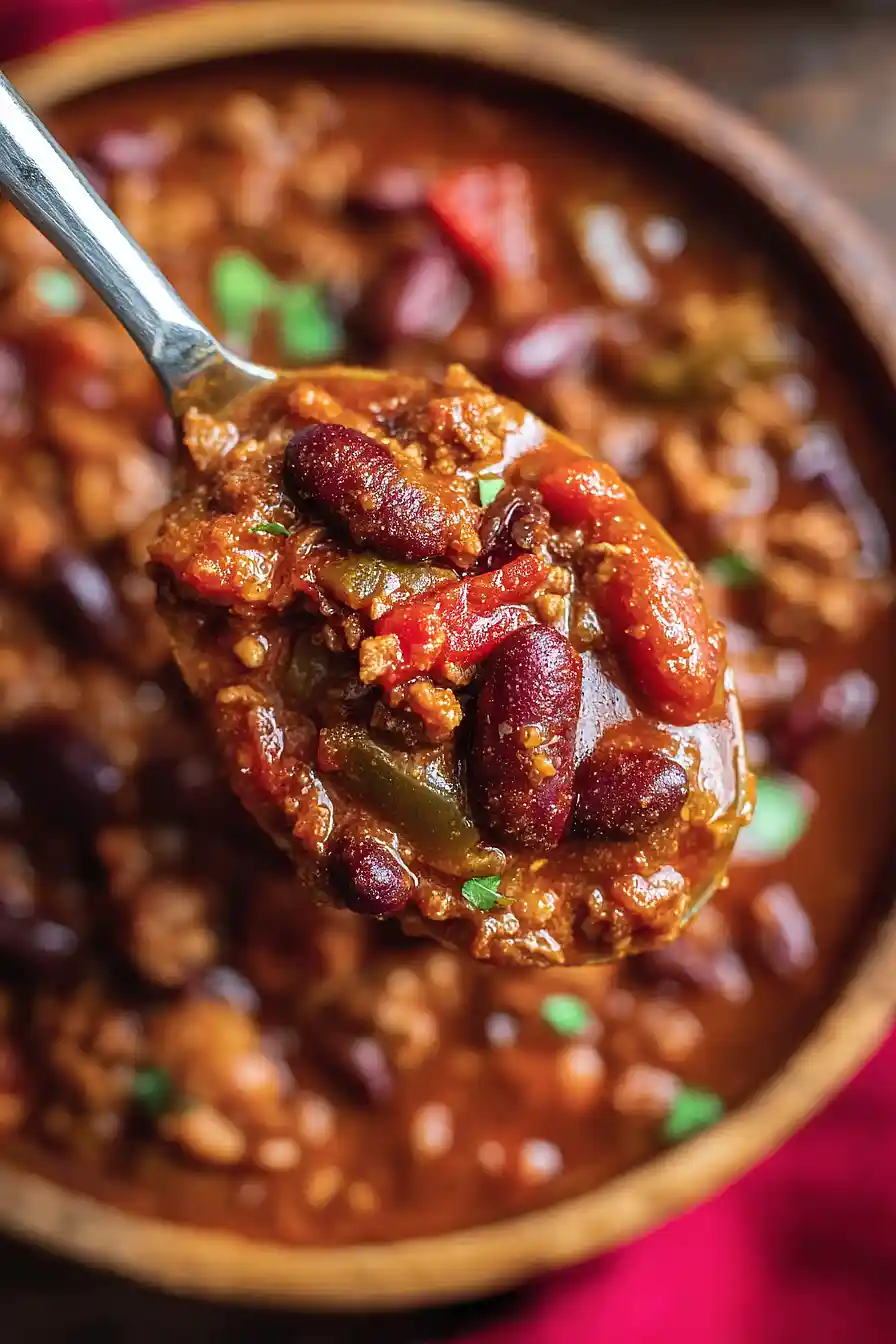 three bean turkey chili