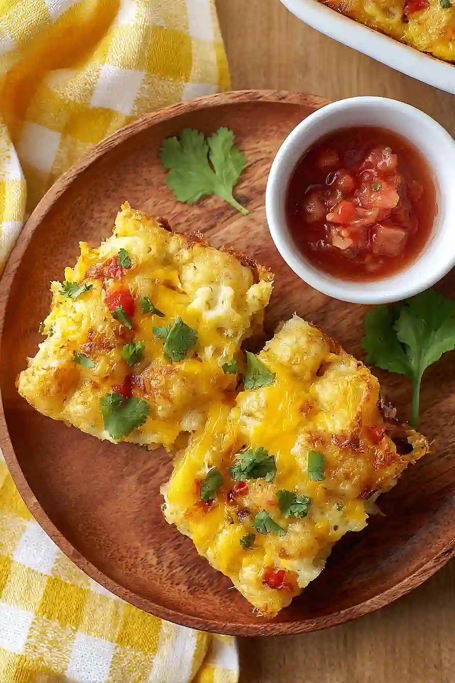 southwest tater tot breakfast casserole