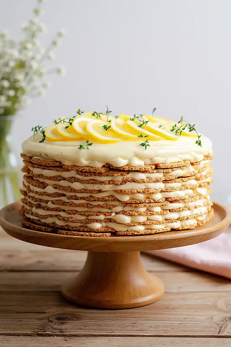 meyer lemon icebox cake