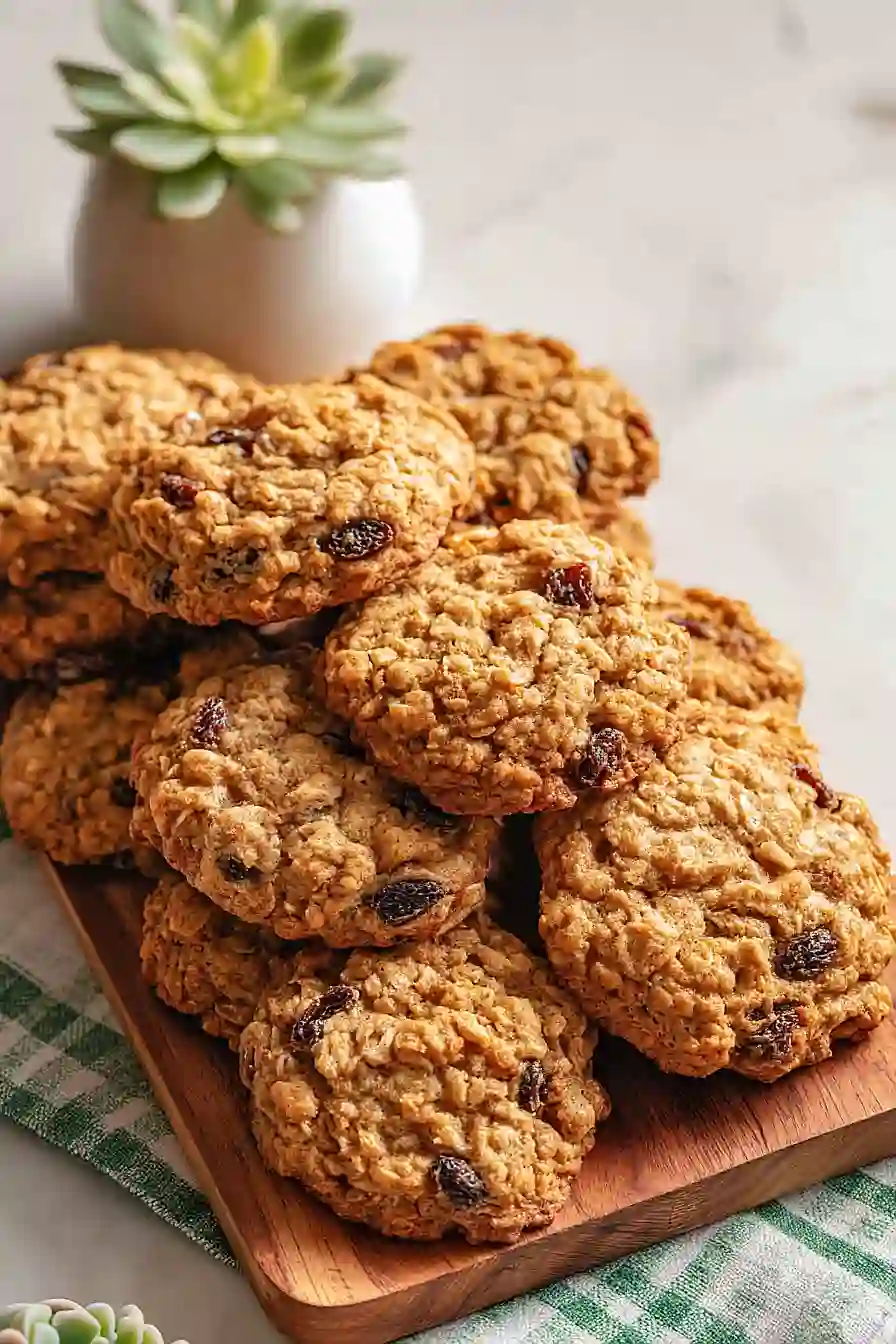 oatmeal raisin cookies with monk fruit