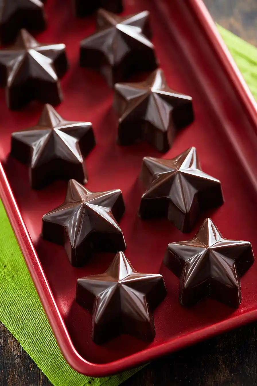 molded chocolate truffles