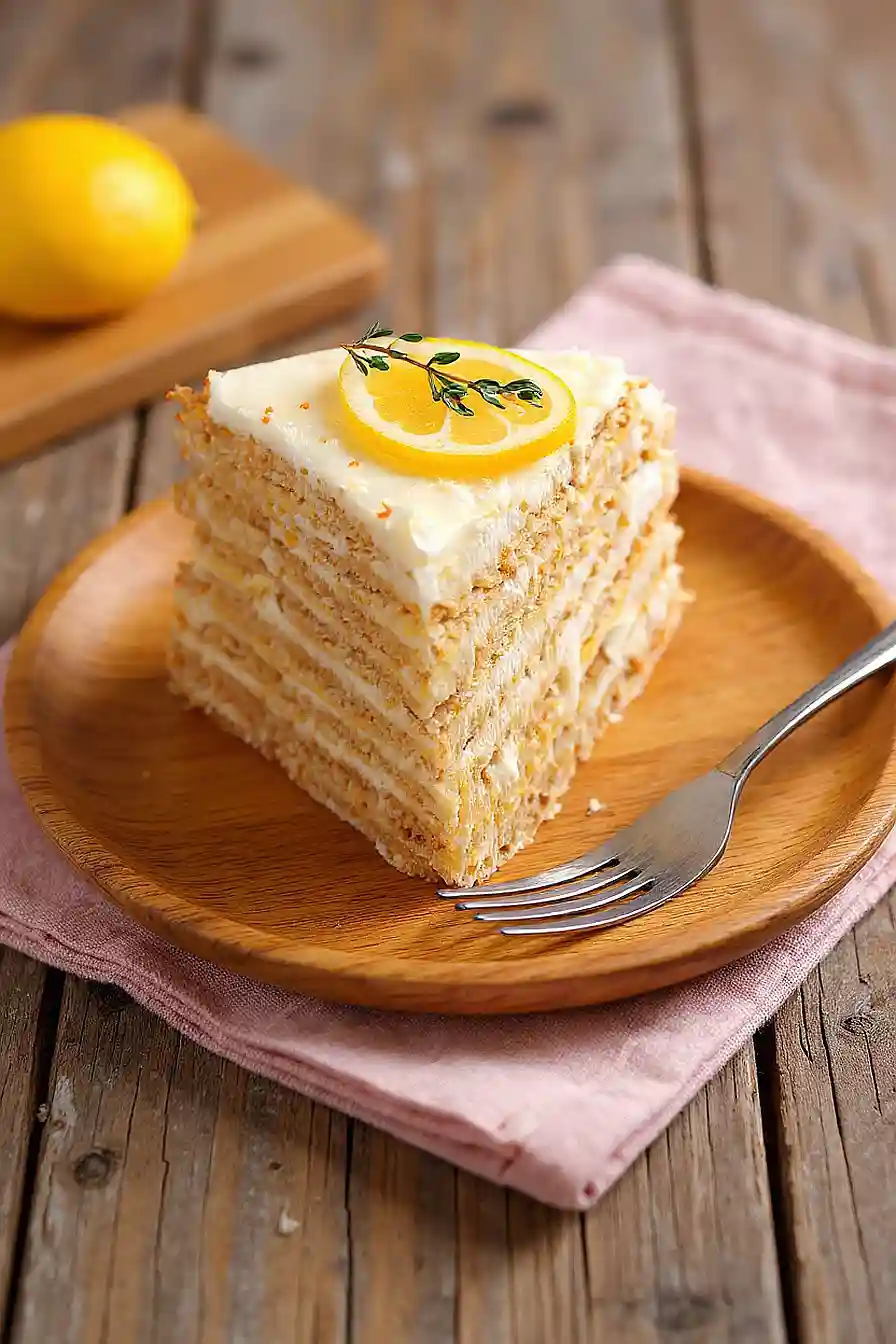 meyer lemon icebox cake