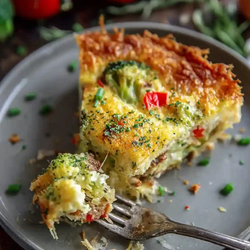 cottage cheese veggie quiche