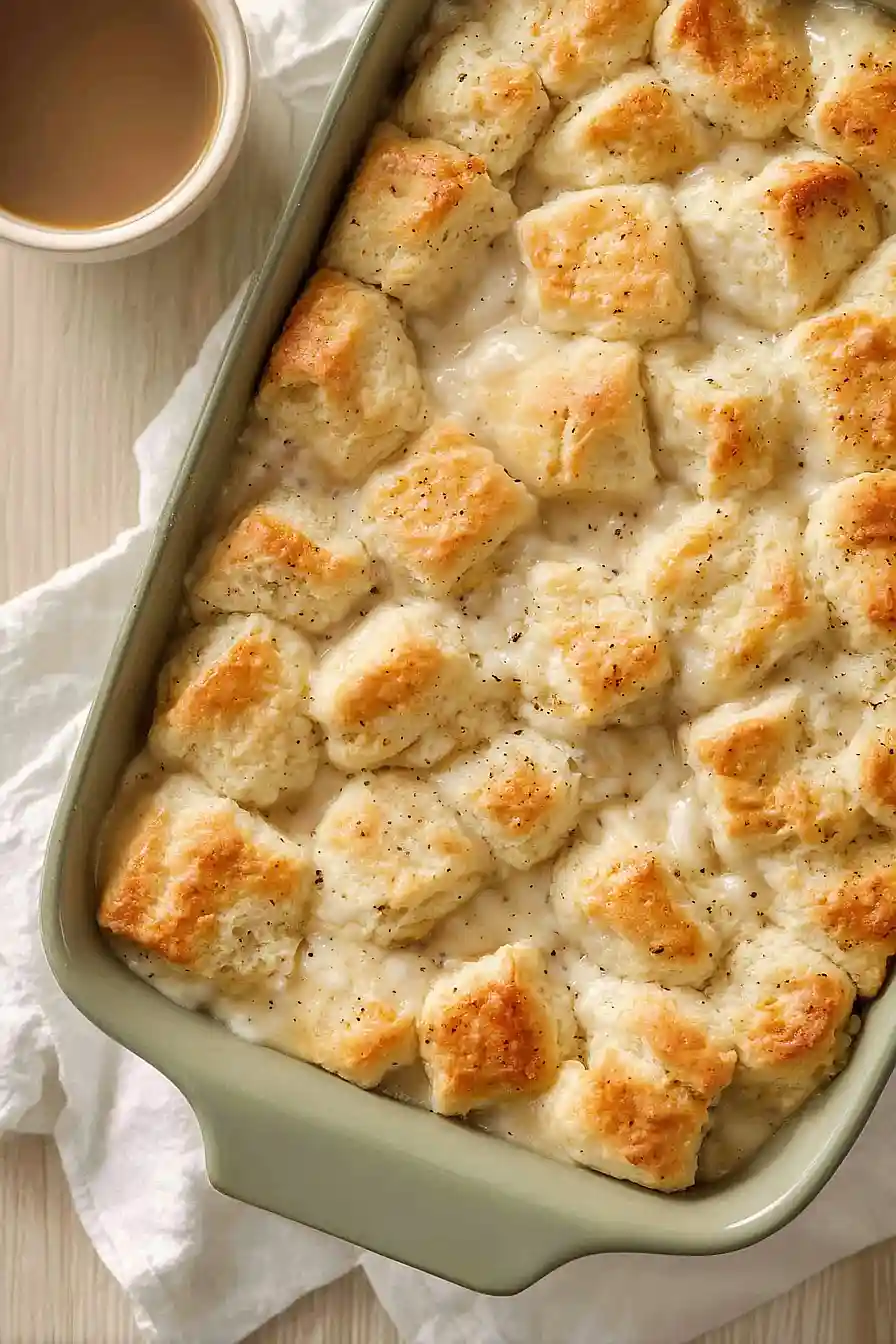 biscuits and gravy casserole (no eggs)