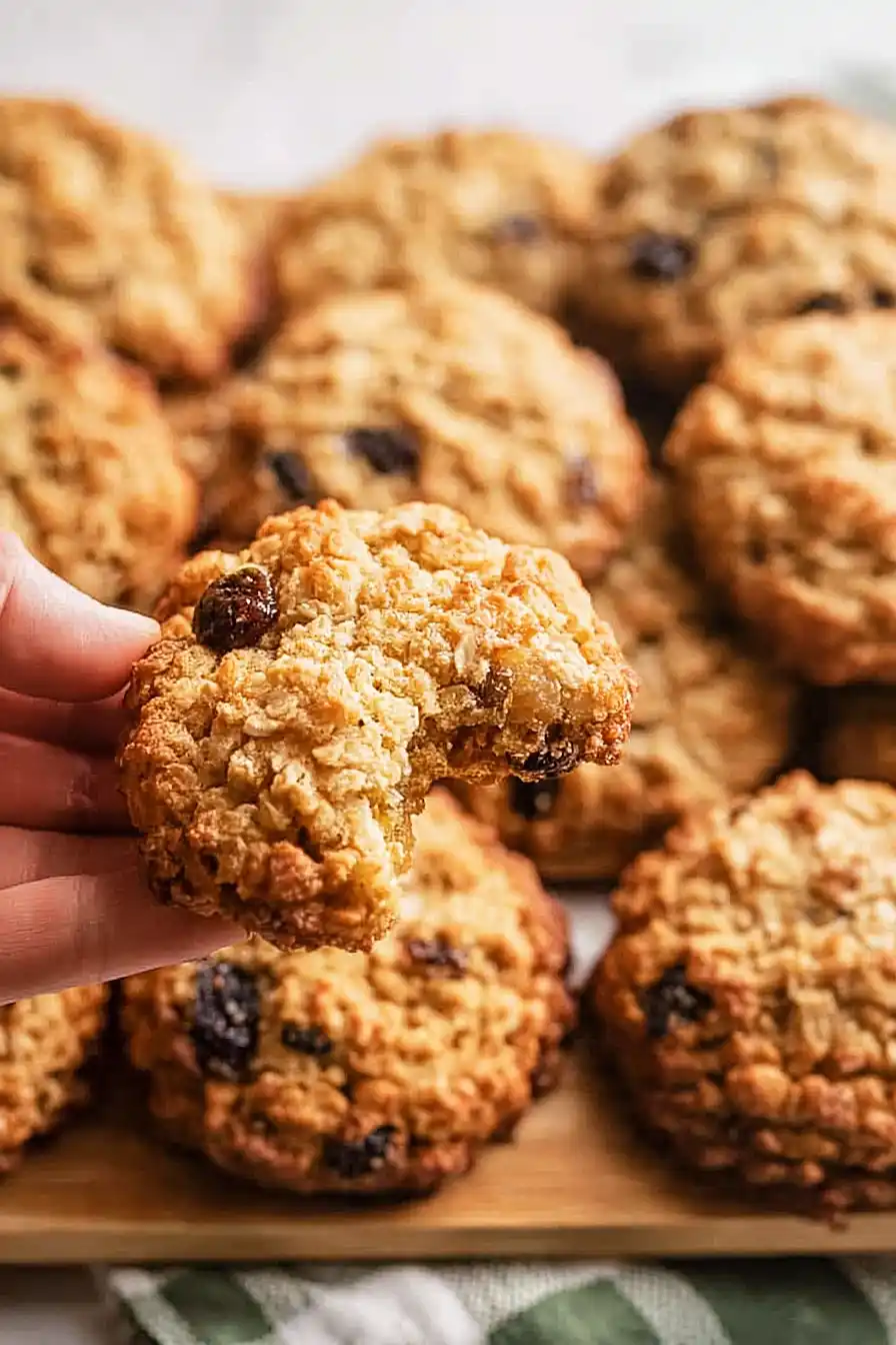 oatmeal raisin cookies with monk fruit