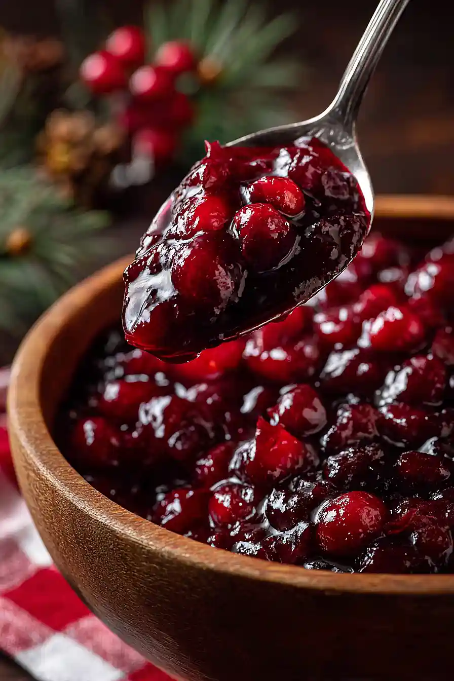 Maple cranberry sauce