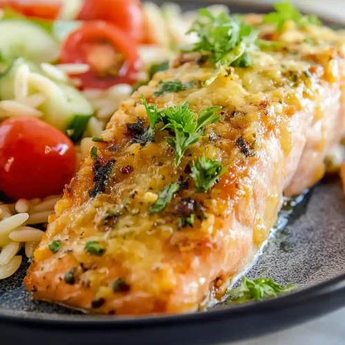 air fryer parmesan crusted salmon
