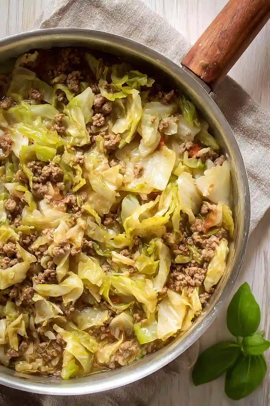 ground beef and cabbage