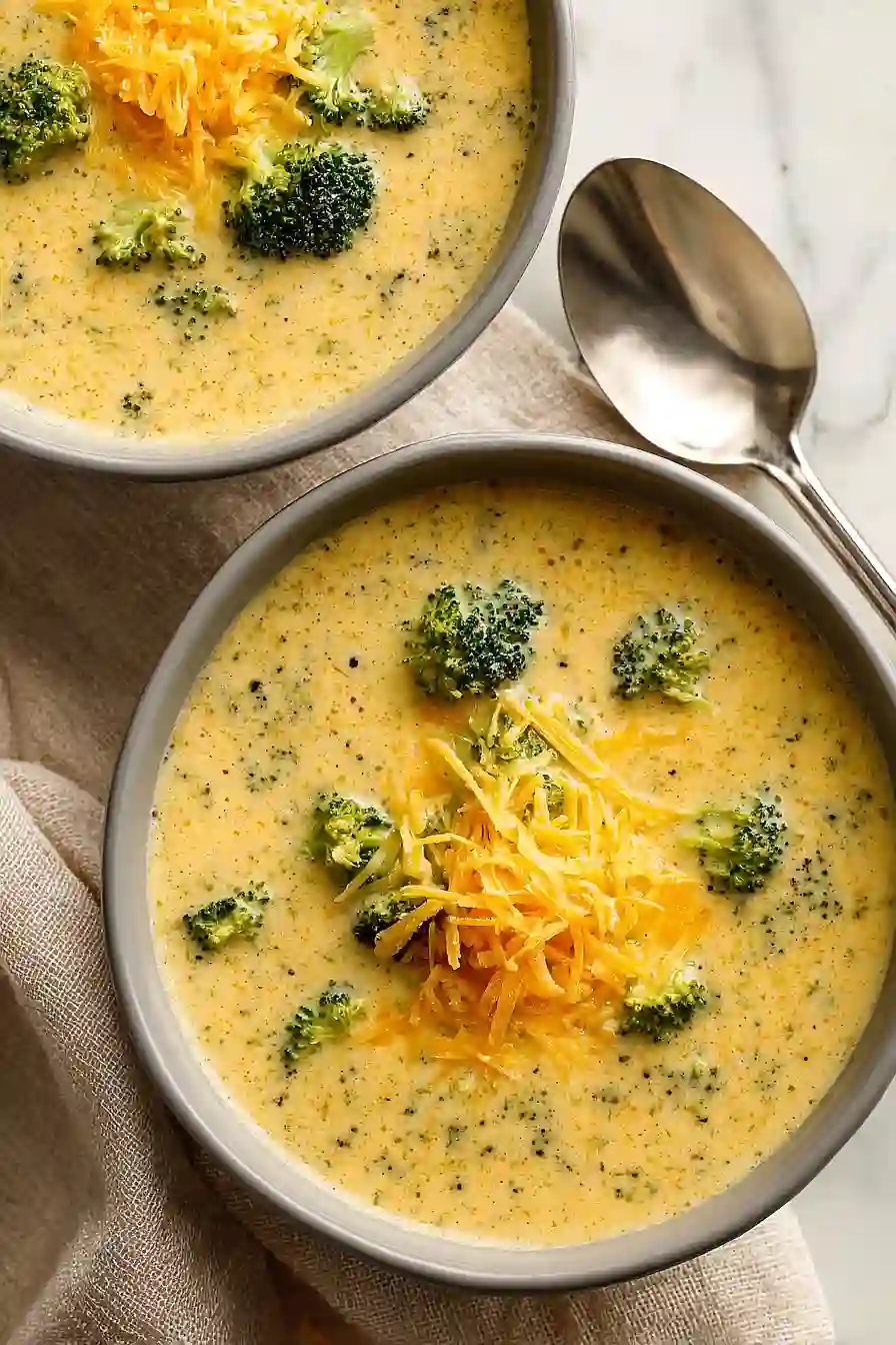 broccoli cheddar soup for two
