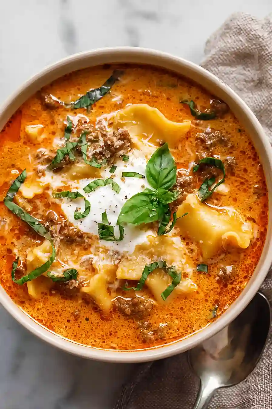 lasagna soup for one