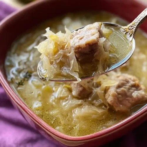 pork and sauerkraut soup