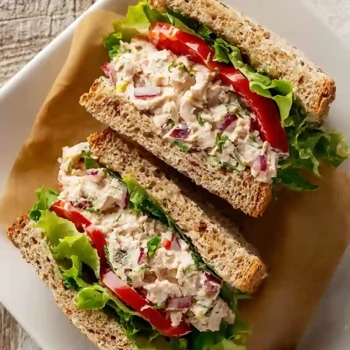 mediterranean tuna salad sandwich