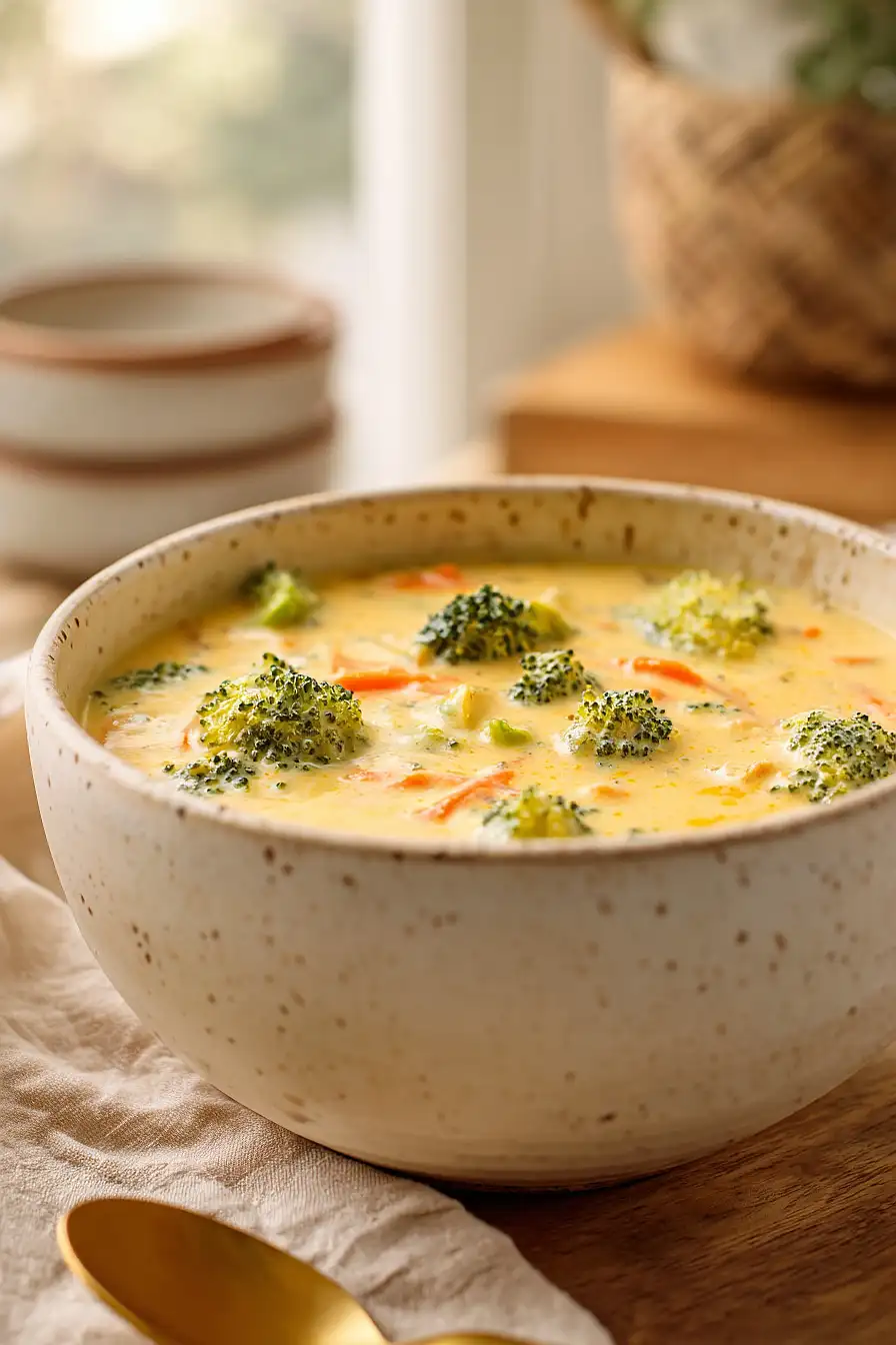 copycat panera broccoli cheddar soup