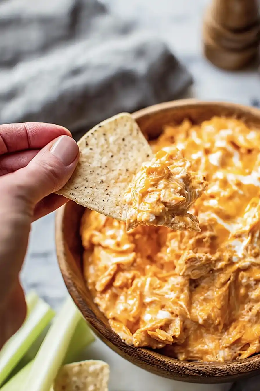 crock pot buffalo chicken dip