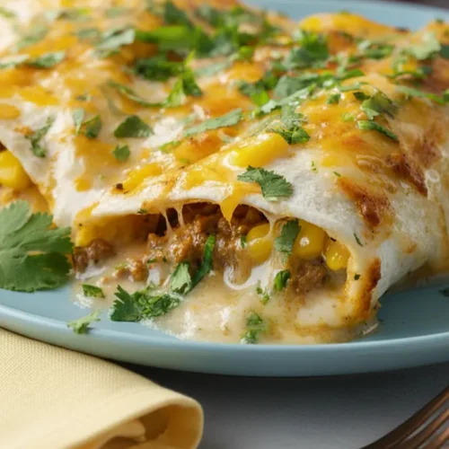 green enchiladas with ground turkey