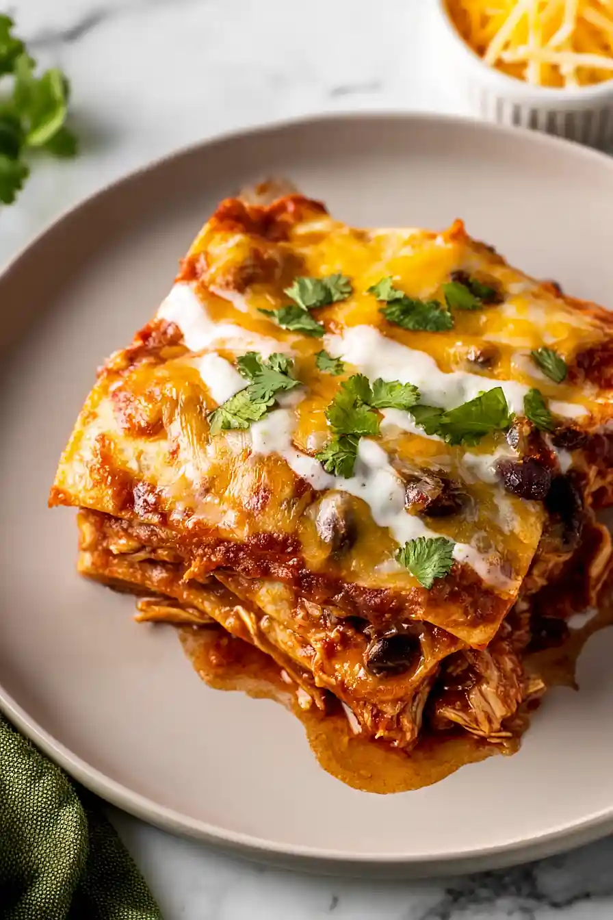 crock pot chicken enchiladas