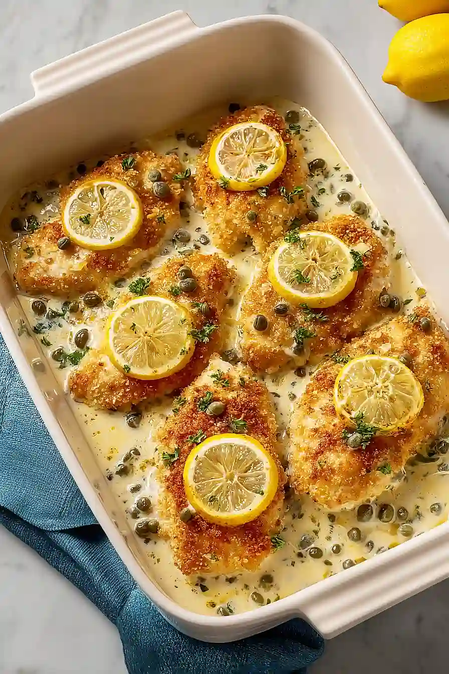 chicken piccata casserole
