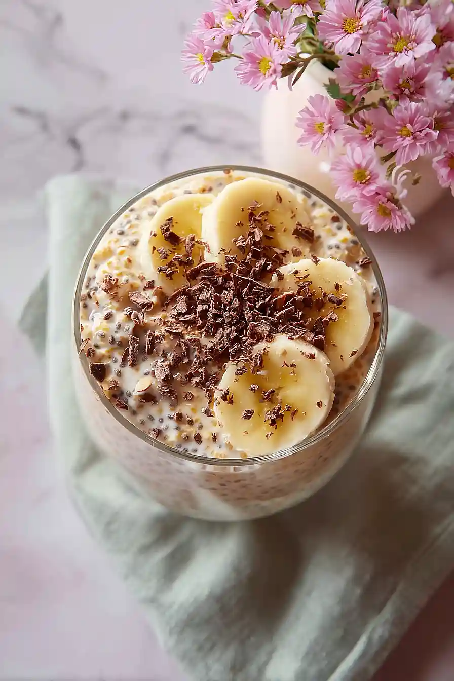 overnight oats with chia seeds and honey