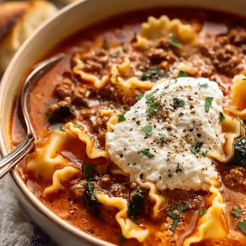 lasagna soup with cottage cheese