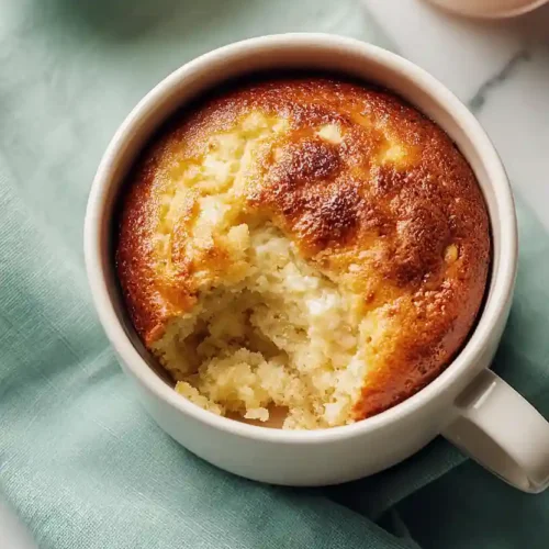 cottage cheese banana bread mug cake