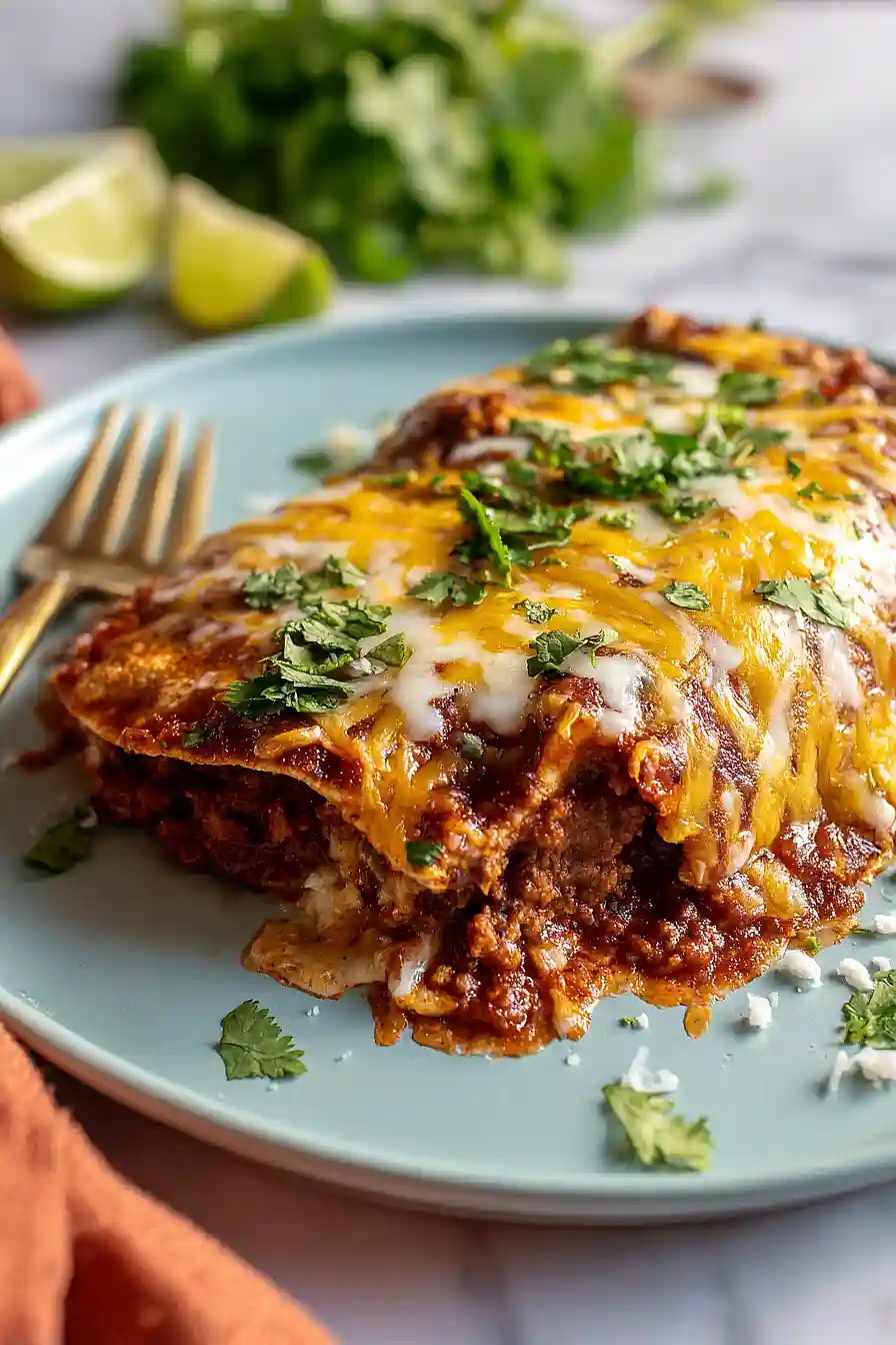 healthy ground turkey enchiladas