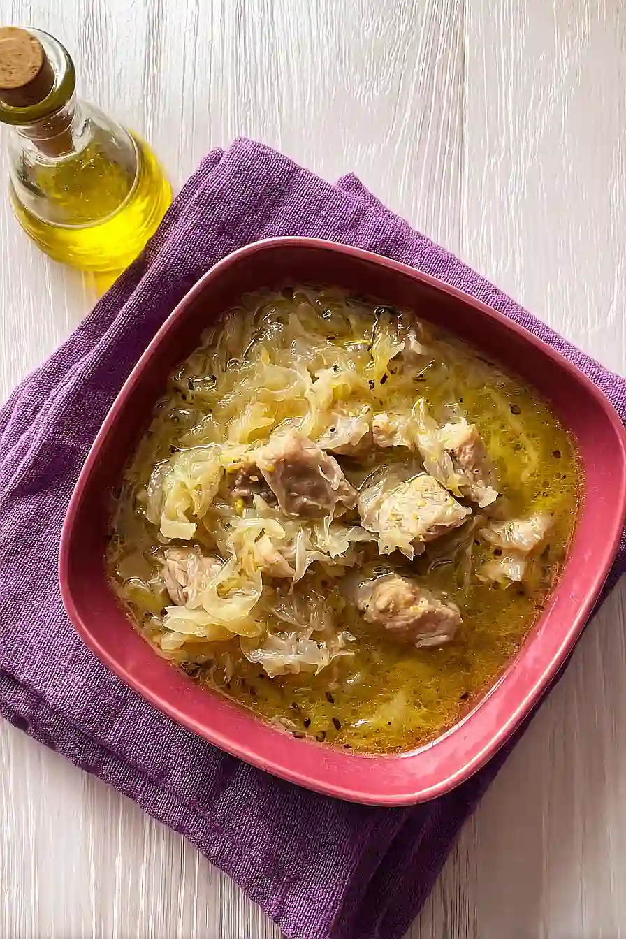 pork and sauerkraut soup