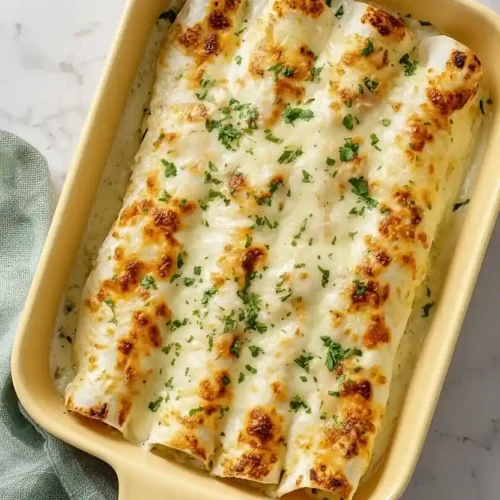 chicken enchiladas with white sauce