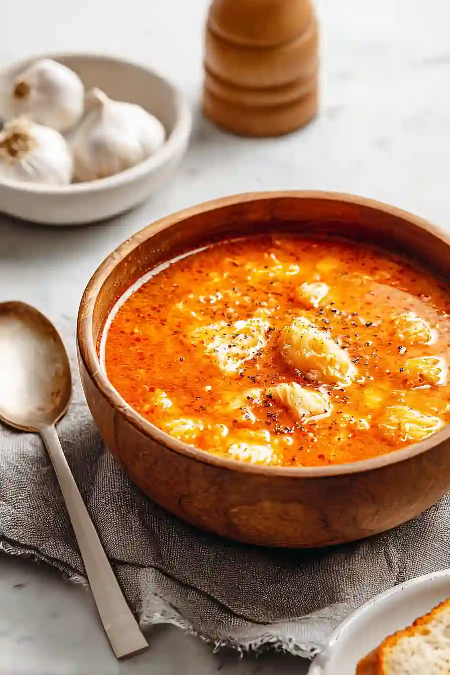 Spanish Roasted Garlic Soup (Sopa de Ajo)