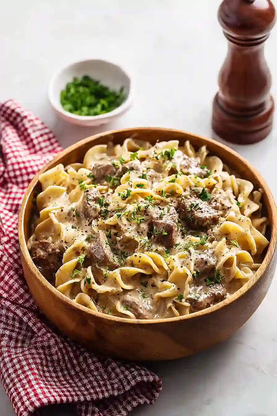 Instant Pot Beef Stroganoff