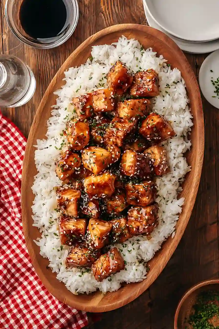 miso salmon bites