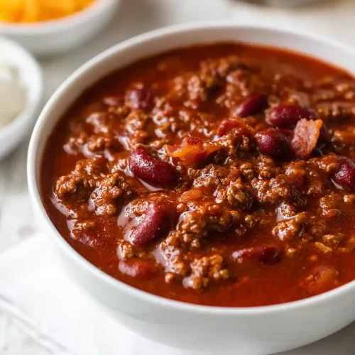 Beer & Bacon Chili