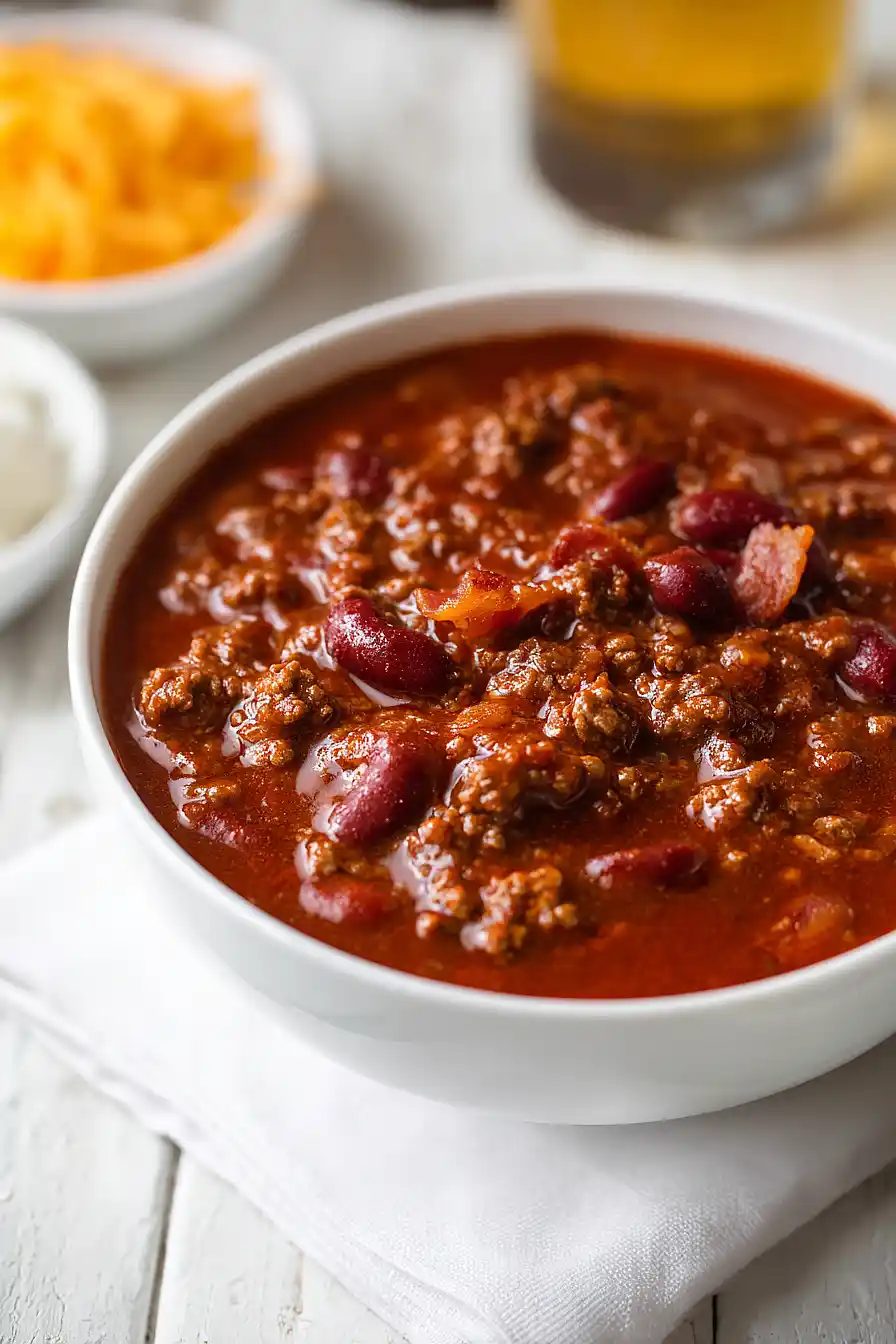 Beer & Bacon Chili