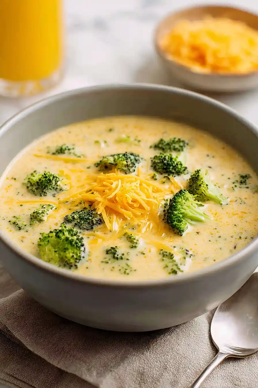 broccoli cheddar soup for two