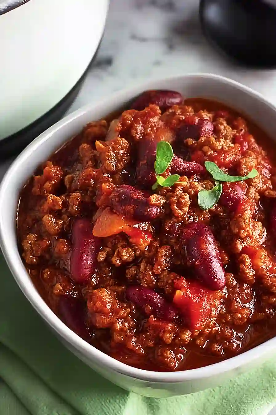 low calorie beef chili