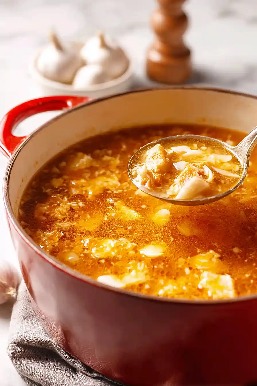 Spanish Roasted Garlic Soup (Sopa de Ajo)