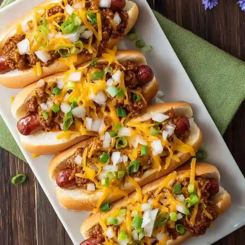 crockpot chili cheese dogs