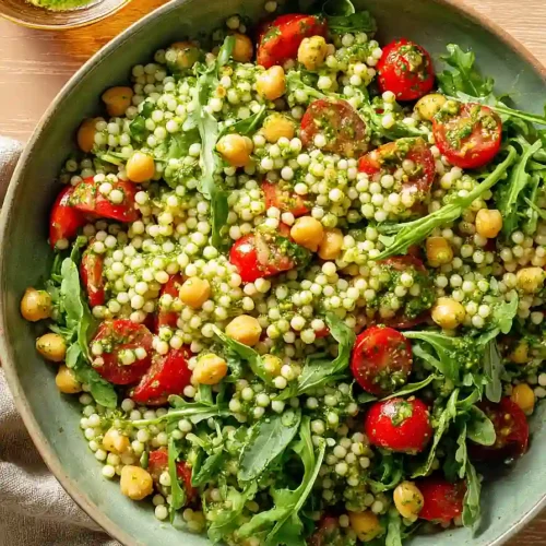 vegan mediterranean couscous salad