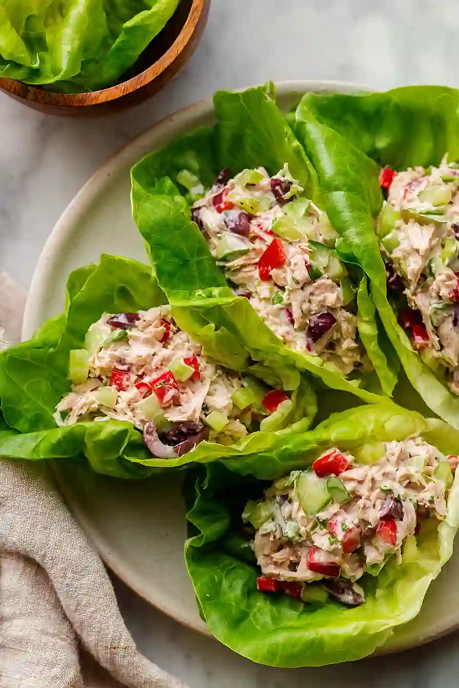 mediterranean tuna salad wrap