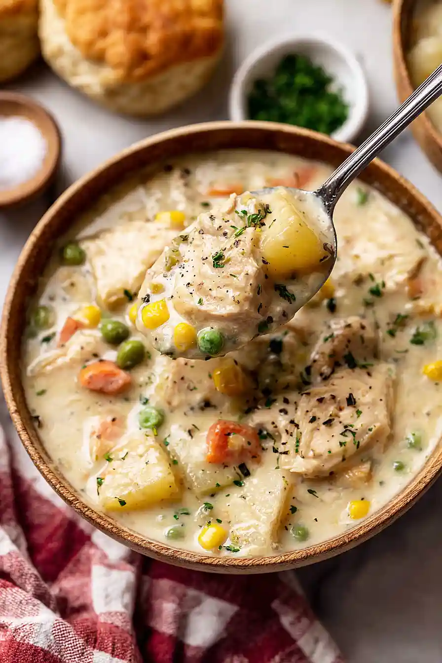 chicken pot pie soup