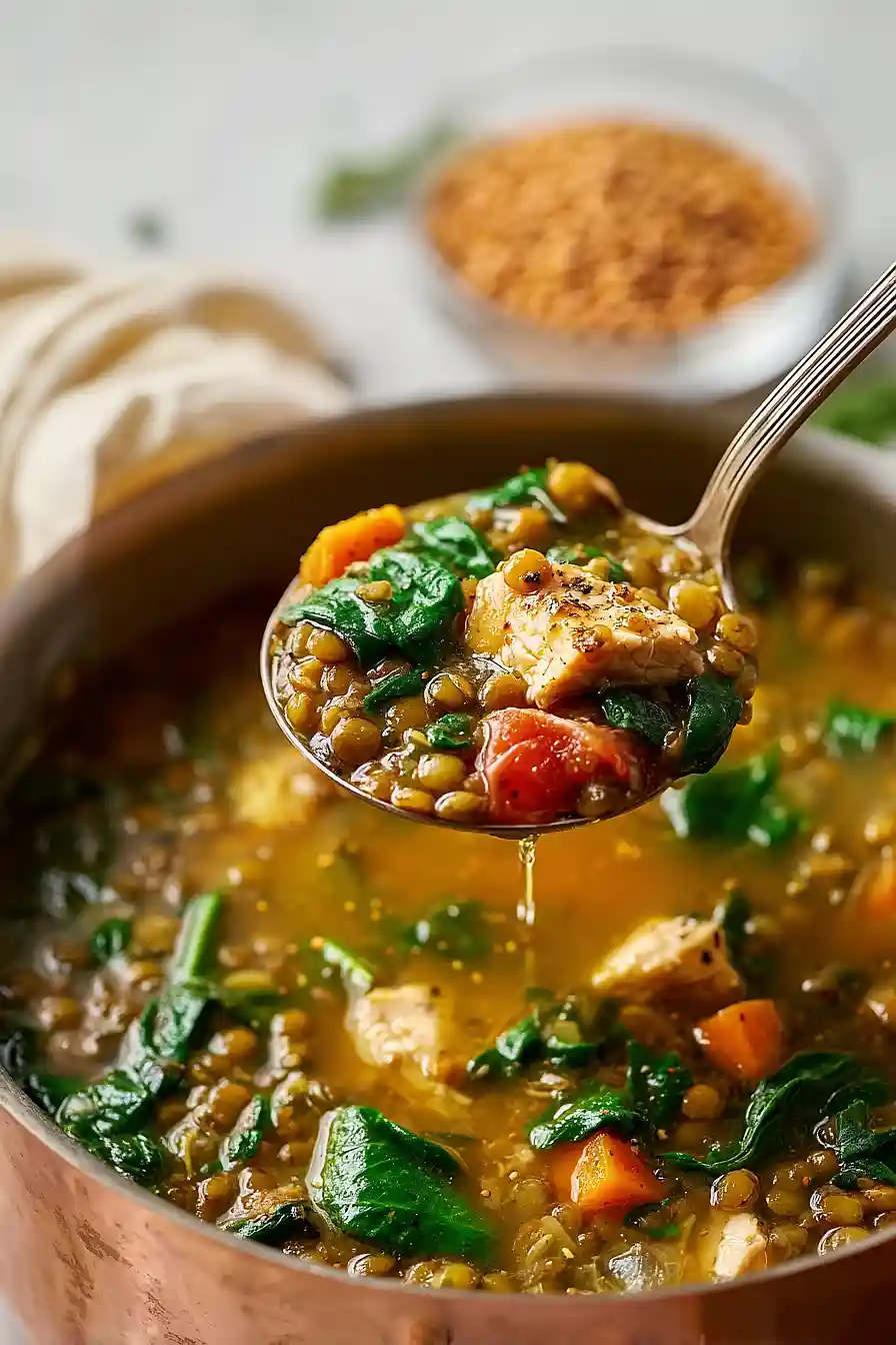 chicken lentil soup