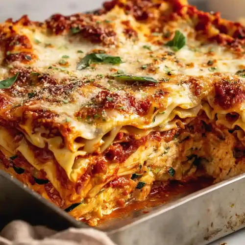 vegetarian lasagna with cottage cheese