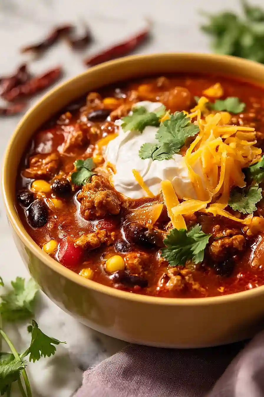 Smoky Turkey Chipotle Chili