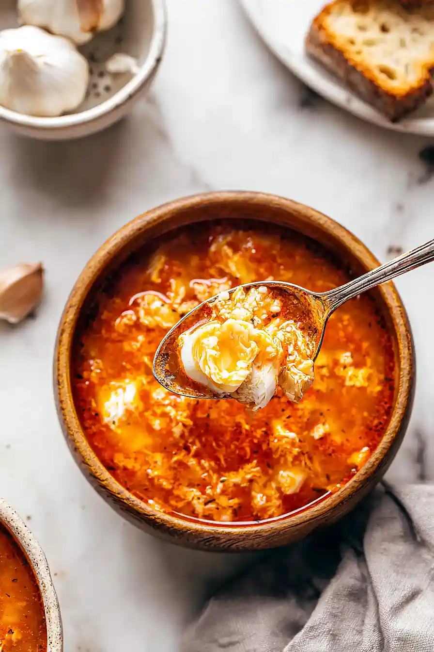 Spanish Roasted Garlic Soup (Sopa de Ajo)
